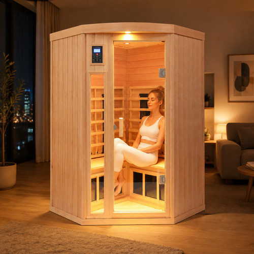 Corner hemlock ceramic - hemlock, sauna