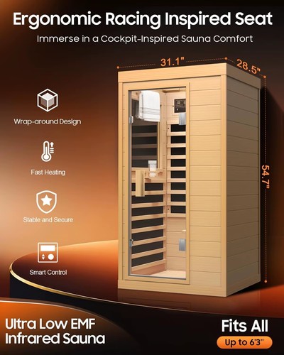 Person infrared sauna - 1,