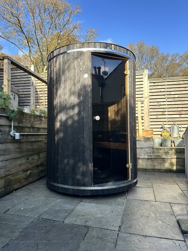 Black sauna - black,