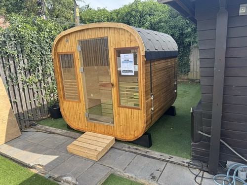 Square sauna thermo treated - square, thermo-treated